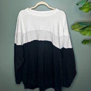 Black, Grey, and White Soft H&M Crewneck
